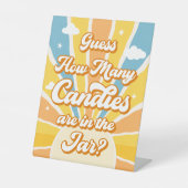 ここ来で息子の赤ん坊のシャワーは、いくつかを推測 台座サイン (正面)