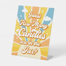 ここ来で息子の赤ん坊のシャワーは、いくつかを推測 台座サイン