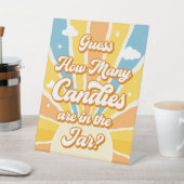 ここ来で息子の赤ん坊のシャワーは、いくつかを推測 台座サイン (インサイチュ)