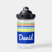 ここ来で息子の赤ん坊シャワーのゲームの瓶と好意 ウォーターボトル (背面)