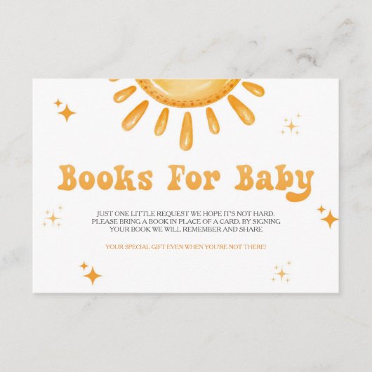 ここ来で息子の赤ん坊シャワーのベビー エンクロージャーカード (正面)