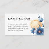 ここ来で息子の赤ん坊シャワーベビー エンクロージャーカード (正面)