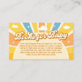 ここ来で息子の赤ん坊シャワーベビー エンクロージャーカード (正面)