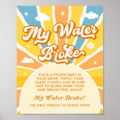 ここ来で息子の赤ん坊シャワー私の水がゲームを壊した ポスター (正面)