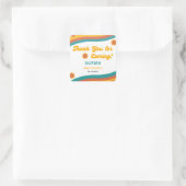 ここ来で息子は赤ちゃんシャワー スクエアシール (バッグ)