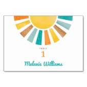 ここ来で息子レトロサン男の赤ちゃんテーブル番号 テーブルナンバー (正面)