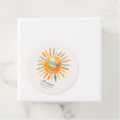 ここ来で息子男の赤ちゃんシャワー フェイバータグ (インサイチュ)