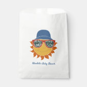 ここ来で息子男の赤ちゃんシャワー フェイバーバッグ (正面)