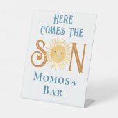 ここ来で息子百佐バーベイビーシャワー 台座サイン (正面)