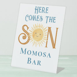 ここ来で息子百佐バーベイビーシャワー 台座サイン