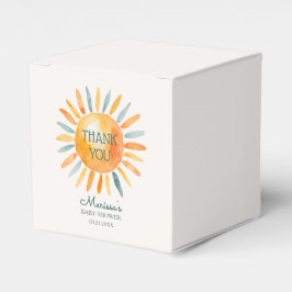 ここ来で男の子の赤ちゃんシャワー フェイバーボックス