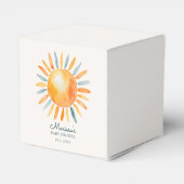 ここ来で男の子の赤ちゃんシャワー フェイバーボックス (裏面サイド)