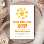 ここ来で男の子の赤ちゃんシャワー 招待状