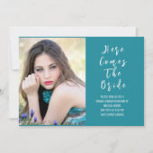 ここ来で花嫁のシャワーの招待状 招待状 (正面)