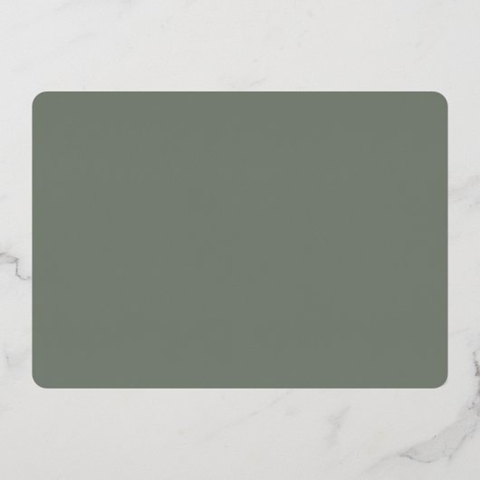 ここ来で花嫁のフォイル招待状 箔招待状 (裏面)