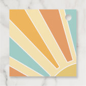 ここ来でbohoレトロな赤ちゃんシャワー フェイバータグ (裏面)