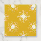 ここ来でbohoレトロな赤ちゃんシャワー フェイバータグ (裏面)