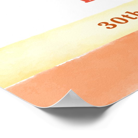 ここ来でBoho赤ちゃんシャワー歓迎 ポスター (角)