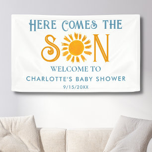ここ来でBoho Sunshine Baby Shower 横断幕