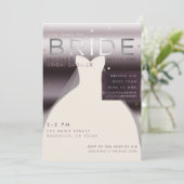 ここ来でBRIDE SILVER PURPLEブライダルシャワー 招待状 (スタンド正面)