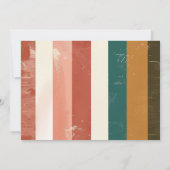 ここ来でSon Rainbow Baby Shower写真 招待状 (裏面)