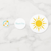 ここ来でSon retro baby shower コンフェッティ (裏面)