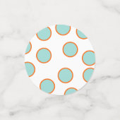 ここ来でSon retro baby shower コンフェッティ (スモール正面)