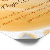 ここ来でSon Sunshine赤ちゃんシャワーおむつゲーム ポスター (角)