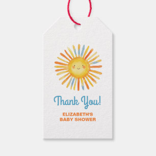 ここ来でSon Sunshine Baby Shower ギフトタグ
