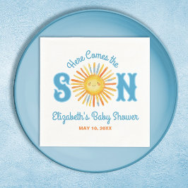 ここ来でSon Sunshine Baby Shower スタンダードカクテルナプキン