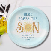 ここ来でSon Sunshine Baby Shower ペーパープレート