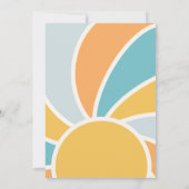 ここ来でSon Sunshine Baby Shower 招待状 (裏面)