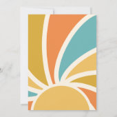 ここ来でSon Sunshine Baby Shower 招待状 (裏面)