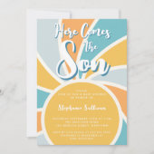 ここ来でSon Sunshine Baby Shower 招待状 (正面)