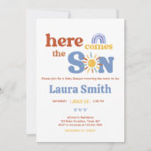 ここ来でSon Sunshine Baby Shower 招待状 (正面)