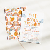 ここ来でSon Sunshine Baby Shower 招待状