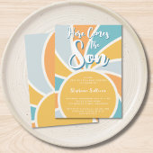 ここ来でSon Sunshine Baby Shower 招待状