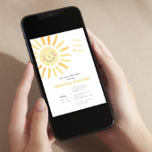 ここ来でSon Sunshine Baby Shower 招待状