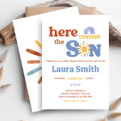 ここ来でSon Sunshine Baby Shower 招待状