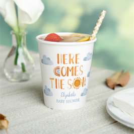 ここ来でSon Sunshine Baby Shower 紙コップ