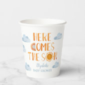 ここ来でSon Sunshine Baby Shower 紙コップ (裏面)