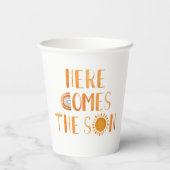 ここ来でSon Sunshine Baby Shower 紙コップ (裏面)