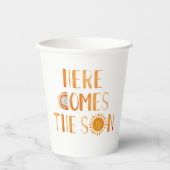 ここ来でSon Sunshine Baby Shower 紙コップ (正面)