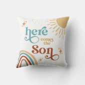 ここ来でSon Sunshine Boy Baby Shower クッション (裏面)