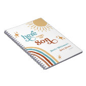 ここ来でSon Sunshine Boy Baby Shower ノートブック (右側)