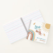 ここ来でSon Sunshine Boy Baby Shower ノートブック (内部)