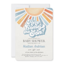ここ来でSon Sunshine Boy Baby Shower