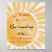 ここ来でSon Sunshine Ray Baby Shower Game ポスター (正面)