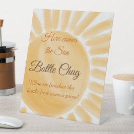 ここ来でSon Sunshine Ray Baby Shower Game 台座サイン