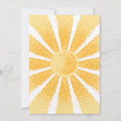 ここ来でSun Baby Shower 招待状 (裏面)